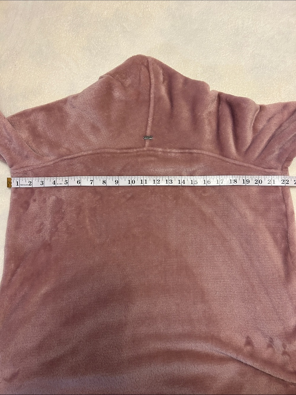 UGG Women's Plush Open-Front Teddy Jacket in Dust Pink - Picture 11 of 12